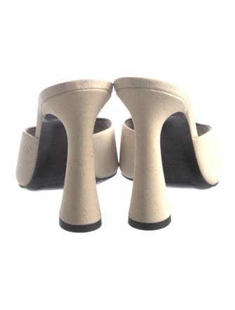 Saint Laurent Leather Slides