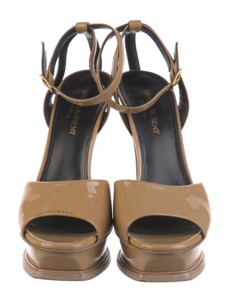 Saint Laurent Patent Leather Sandals