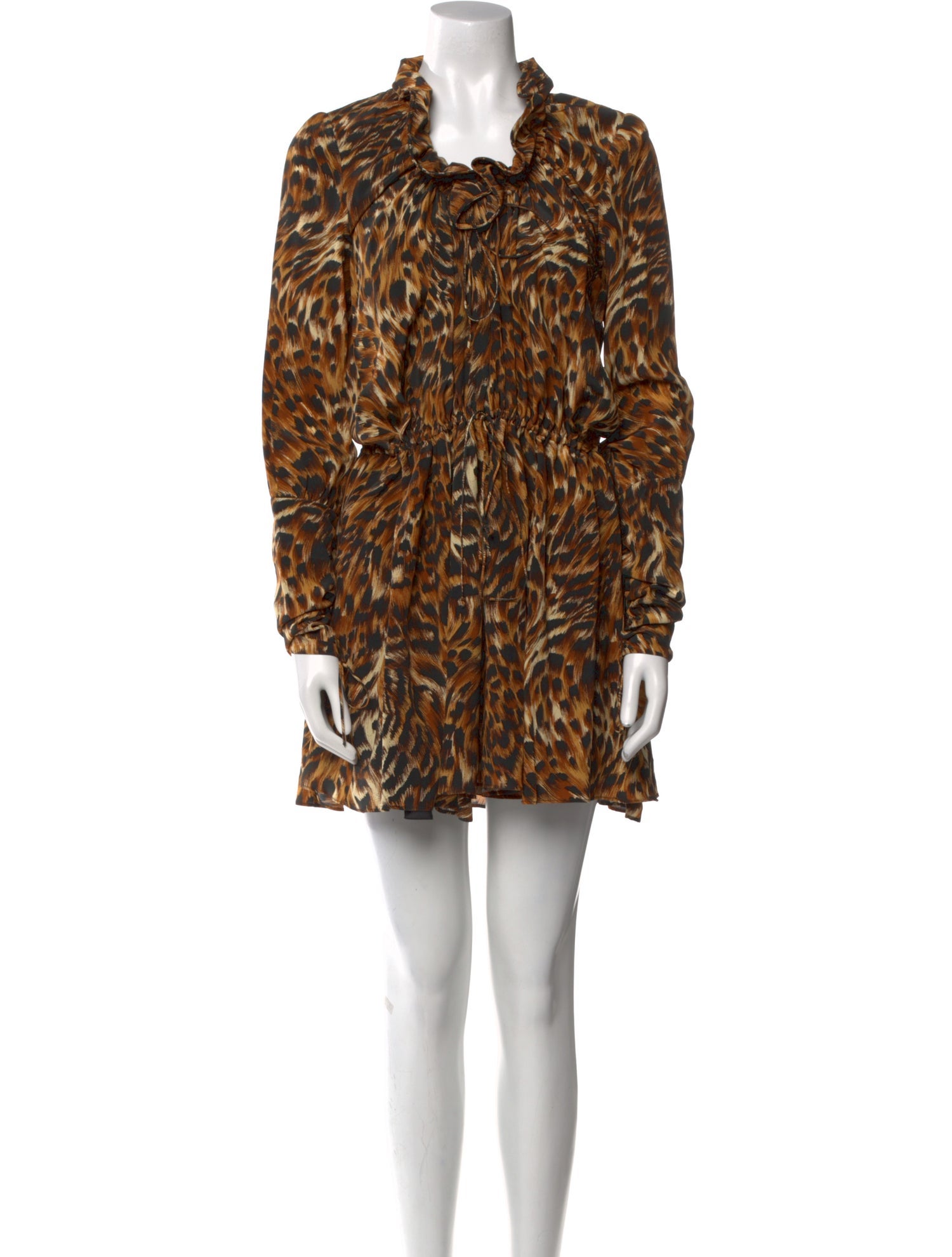 Saint Laurent Silk Mini Dress