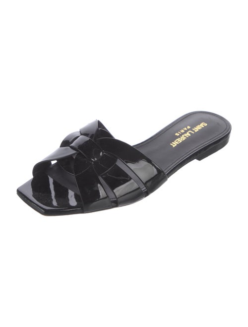 Saint Laurent Patent Leather Slides