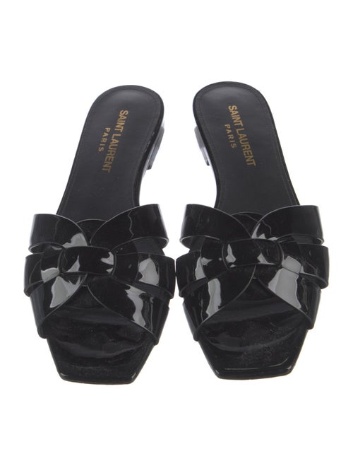 Saint Laurent Patent Leather Slides