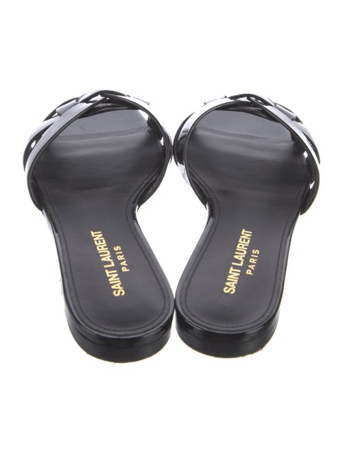 Saint Laurent Patent Leather Slides