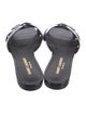 Saint Laurent Patent Leather Slides