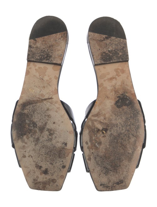 Saint Laurent Patent Leather Slides