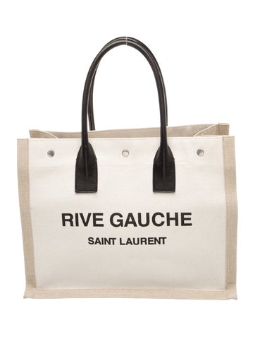 Saint Laurent Totes Canvas Rive Gauche Small 2023