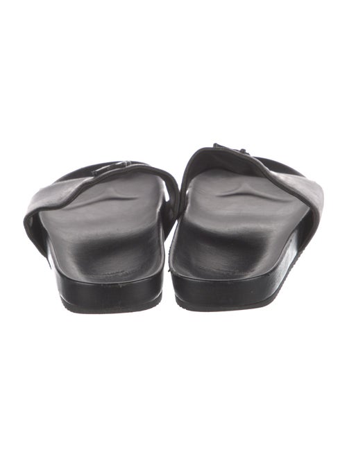 Saint Laurent Leather Slides