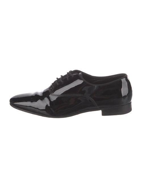 Saint Laurent Patent Leather Grosgrain Trim Oxfords