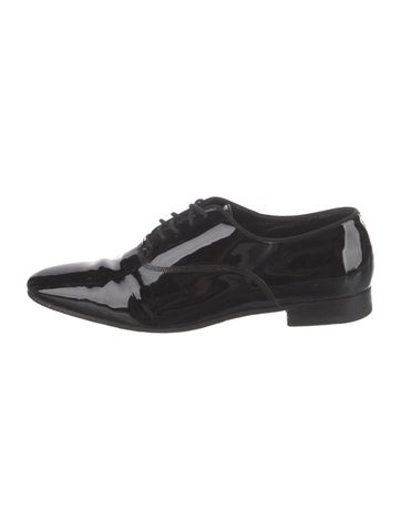 Saint Laurent Oxfords Patent Leather Grosgrain Trim EU 40 | 7
