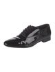Saint Laurent Patent Leather Grosgrain Trim Oxfords