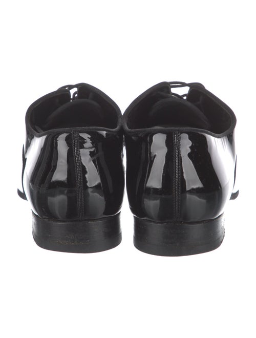 Saint Laurent Patent Leather Grosgrain Trim Oxfords
