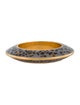 Saint Laurent Wide Animal Printed Enamel Bangle Bracelet