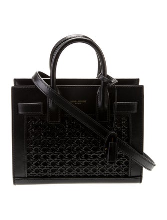 Saint Laurent Wicker Sac De Jour Nano