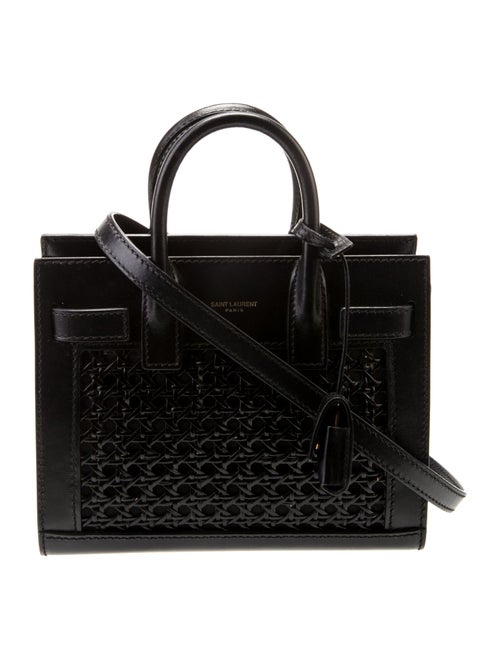 Saint Laurent Wicker Sac De Jour Nano
