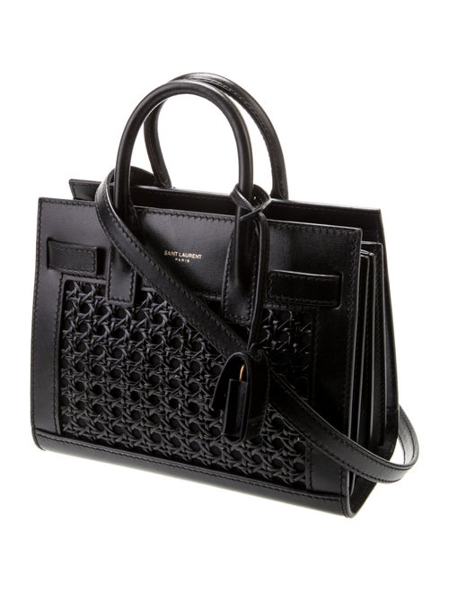 Saint Laurent Wicker Sac De Jour Nano