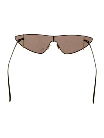 Saint Laurent Cat-Eye Mirrored Sunglasses