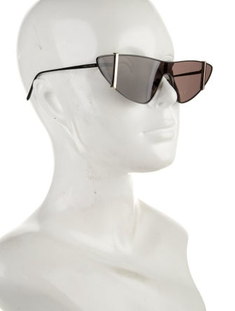 Saint Laurent Cat-Eye Mirrored Sunglasses