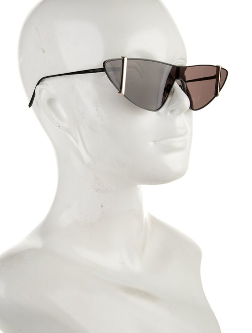 Saint Laurent Cat-Eye Mirrored Sunglasses