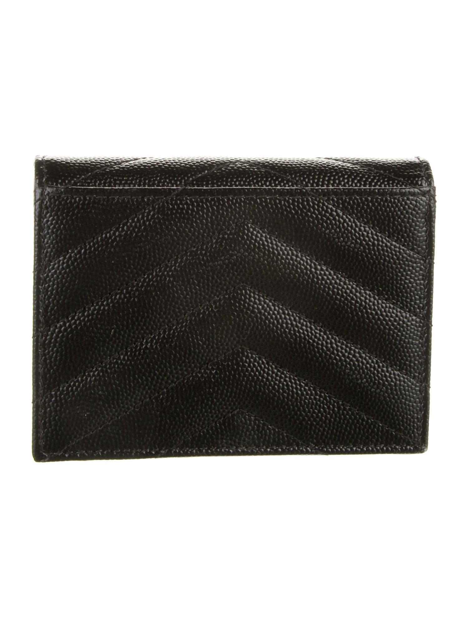 Saint Laurent 2021 Leather Compact Wallet