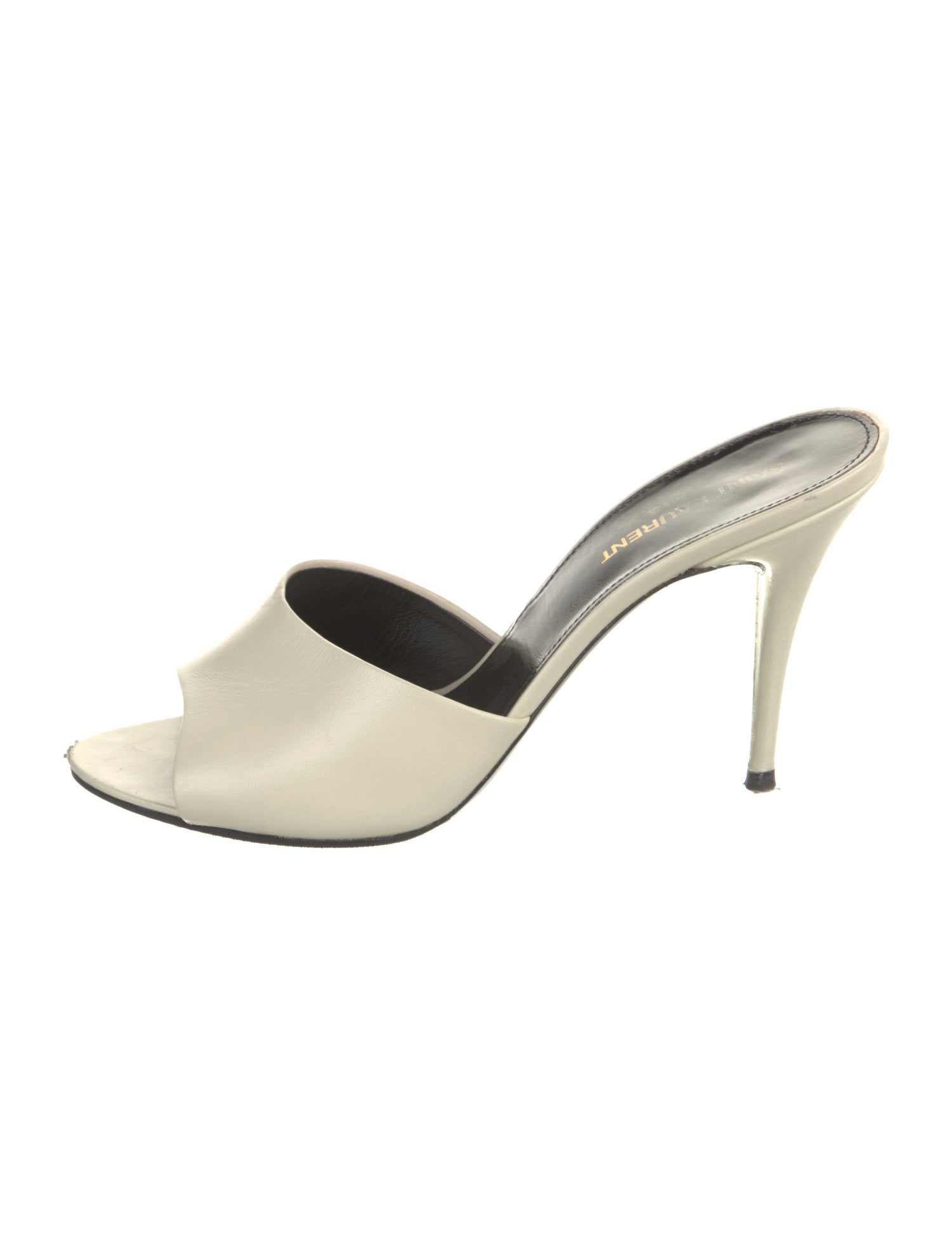 Saint Laurent Leather Slides