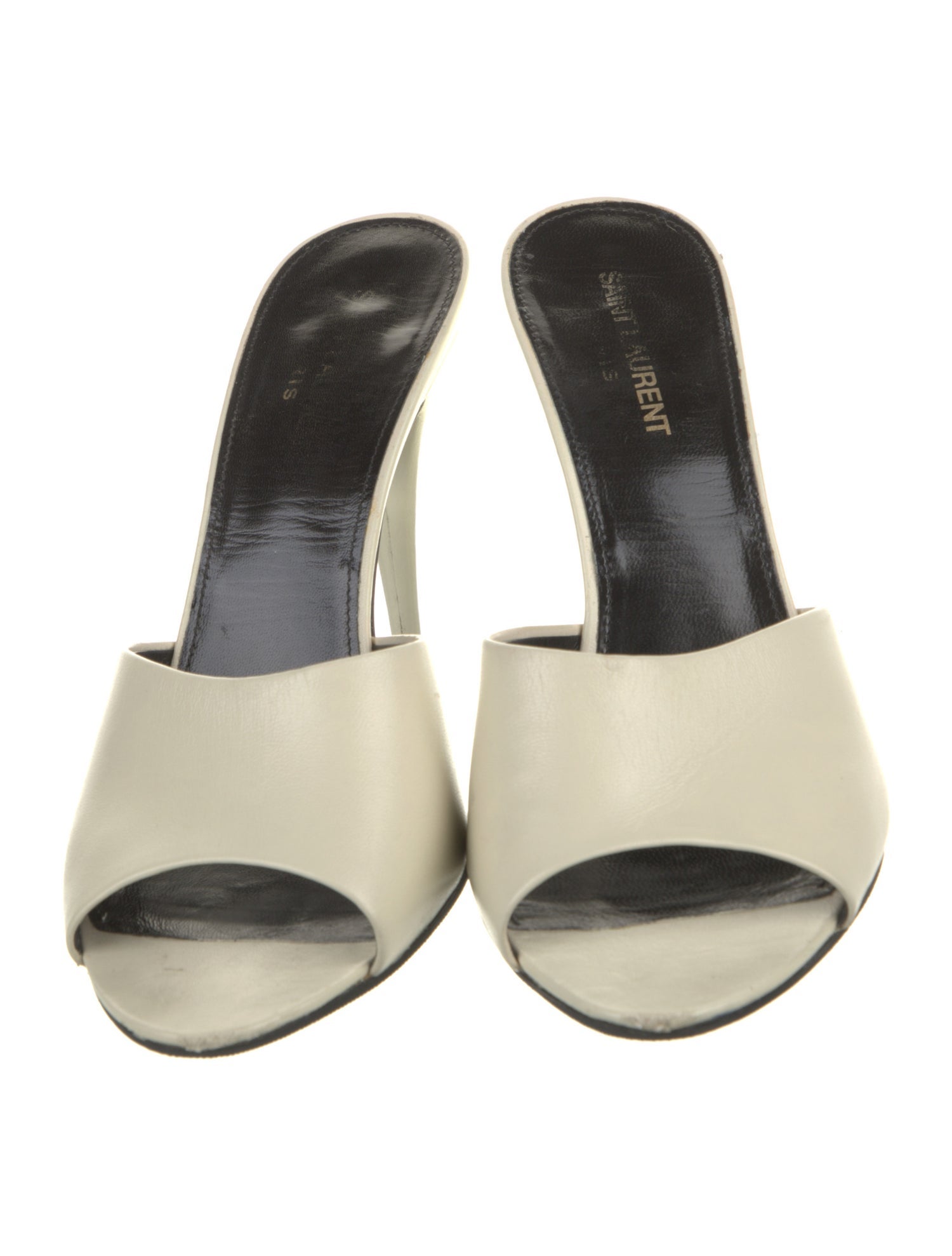 Saint Laurent Leather Slides