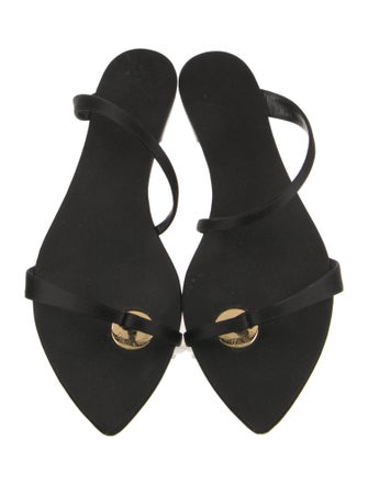 Saint Laurent Satin Slides