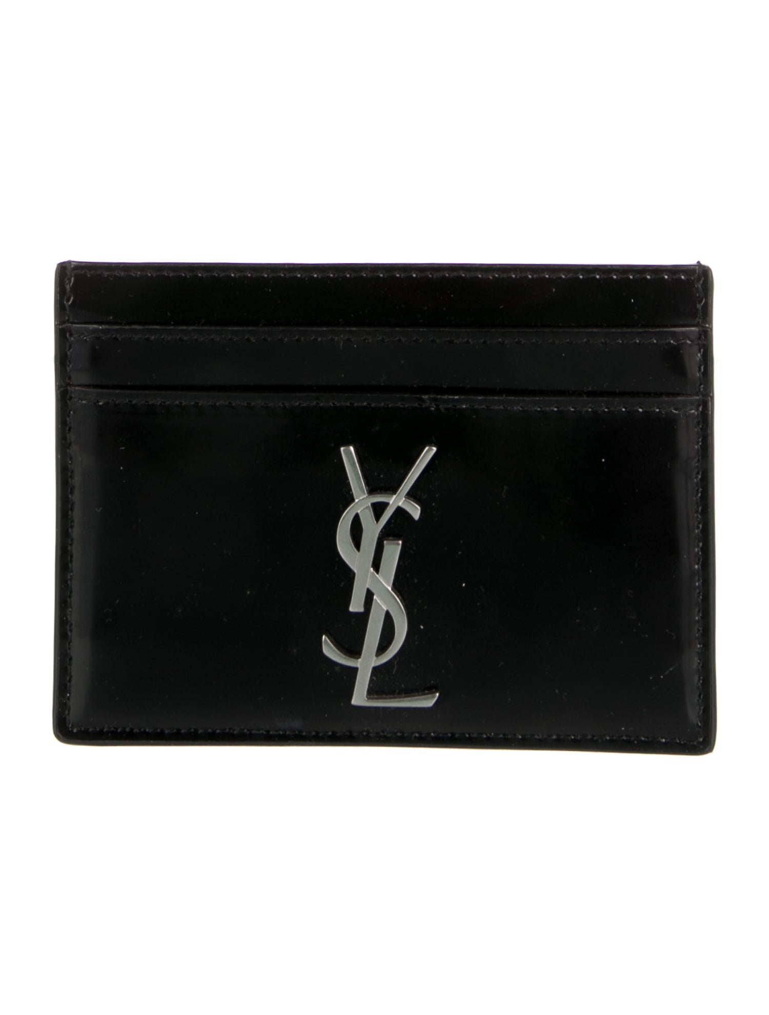 Saint Laurent Monogram Cardholder Leather Card Holder