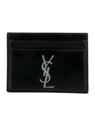Saint Laurent Monogram Cardholder Leather Card Holder
