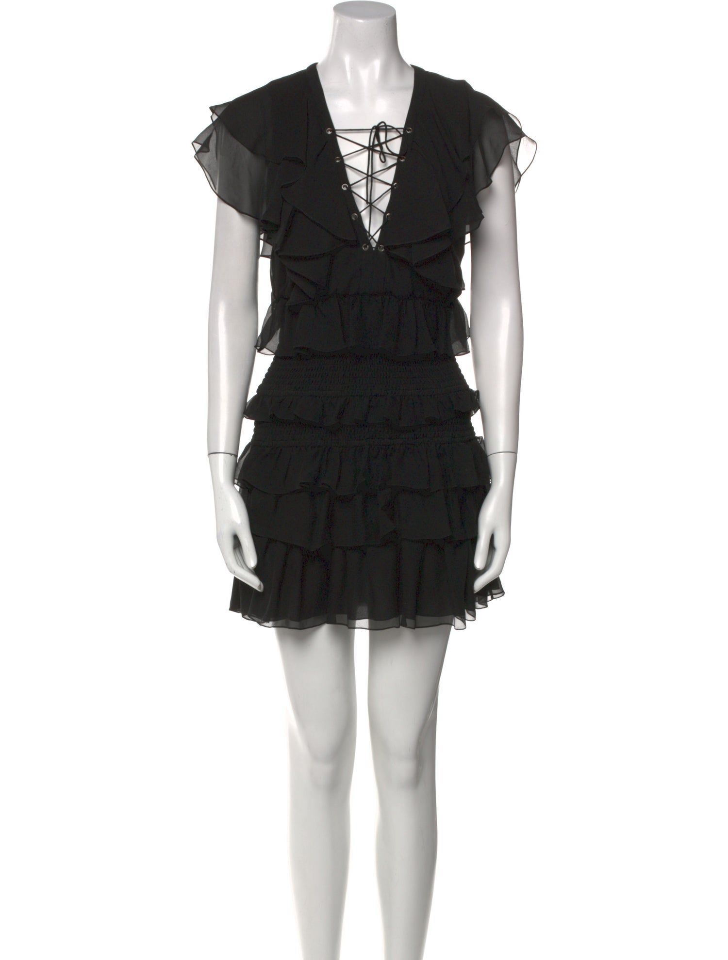 Saint Laurent Silk Mini Dress