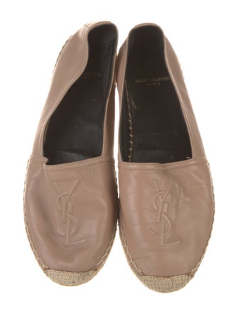 Saint Laurent Leather Espadrilles