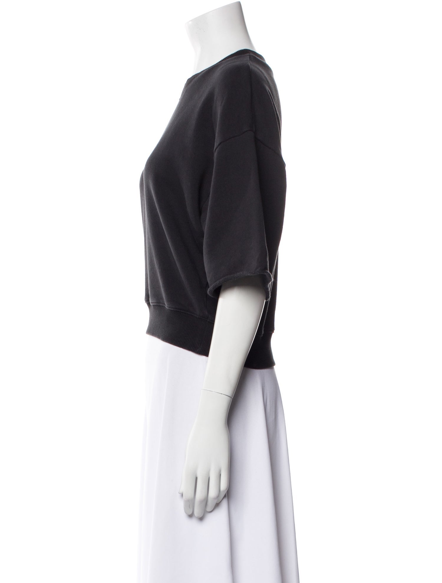 Saint Laurent 2017 Graphic Print Crop Top