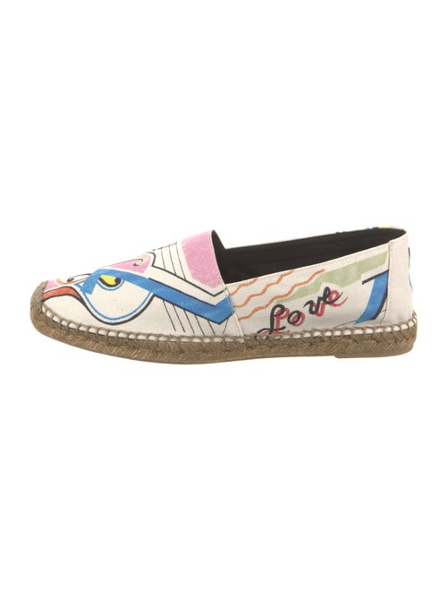 Saint Laurent Canvas Printed Espadrilles
