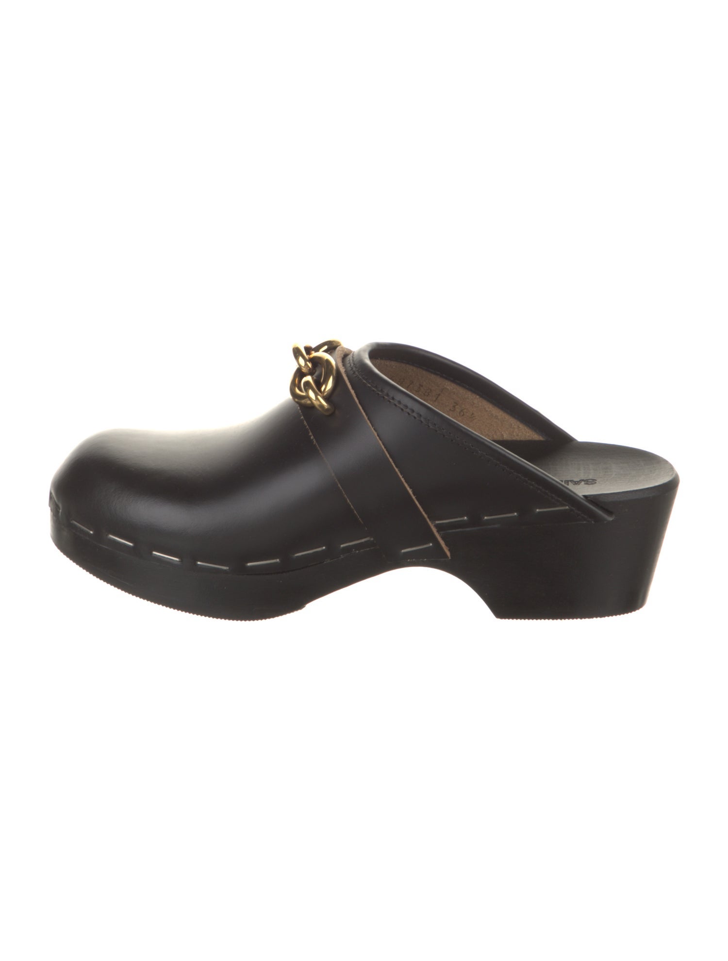 Saint Laurent Leather Mules