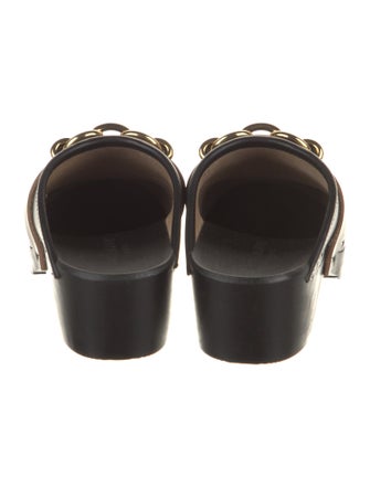 Saint Laurent Leather Mules