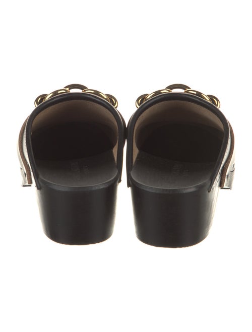 Saint Laurent Leather Mules