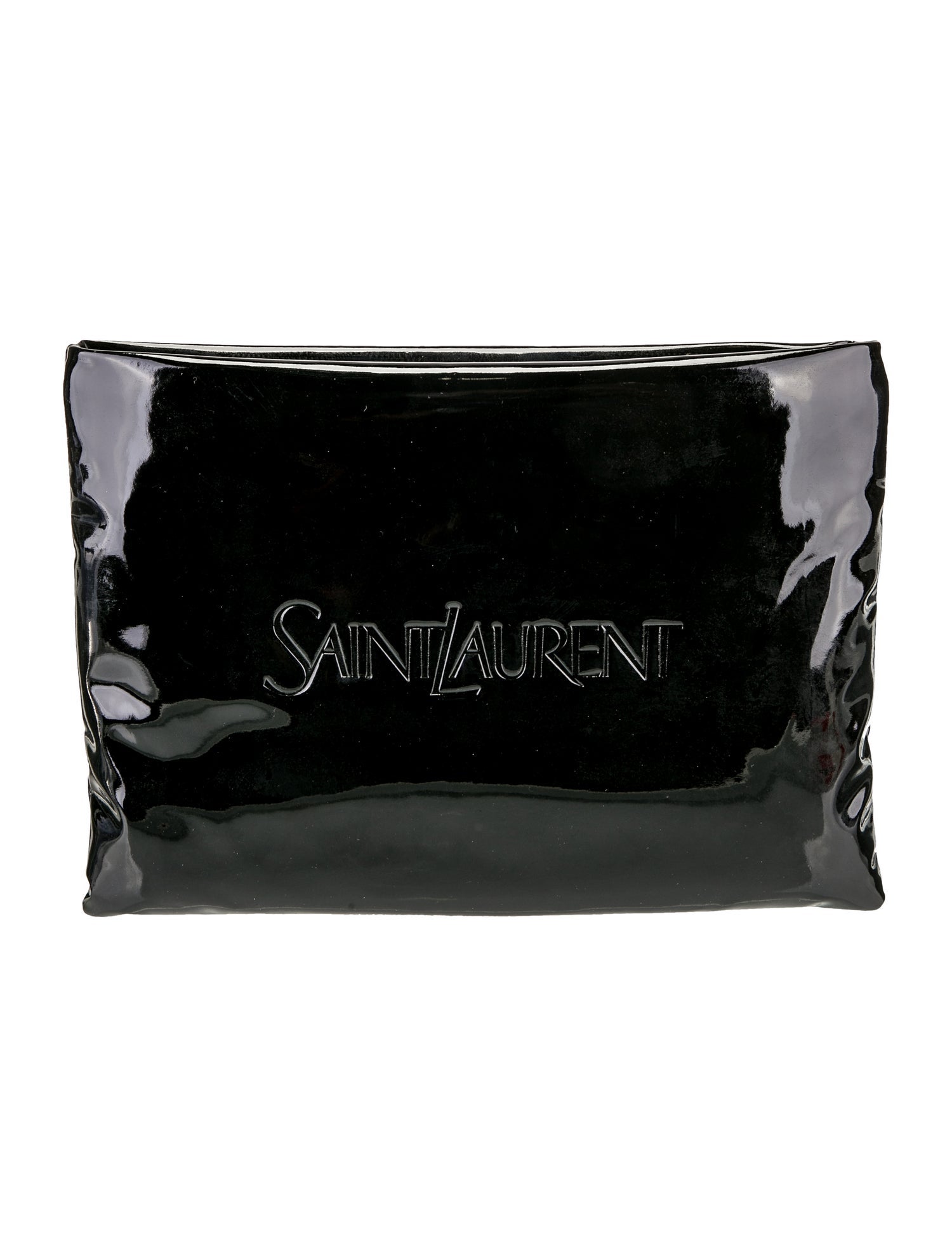 Saint Laurent Patent Leather Puffy Pouch Large 2023