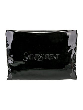 Saint Laurent Patent Leather Puffy Pouch Large 2023