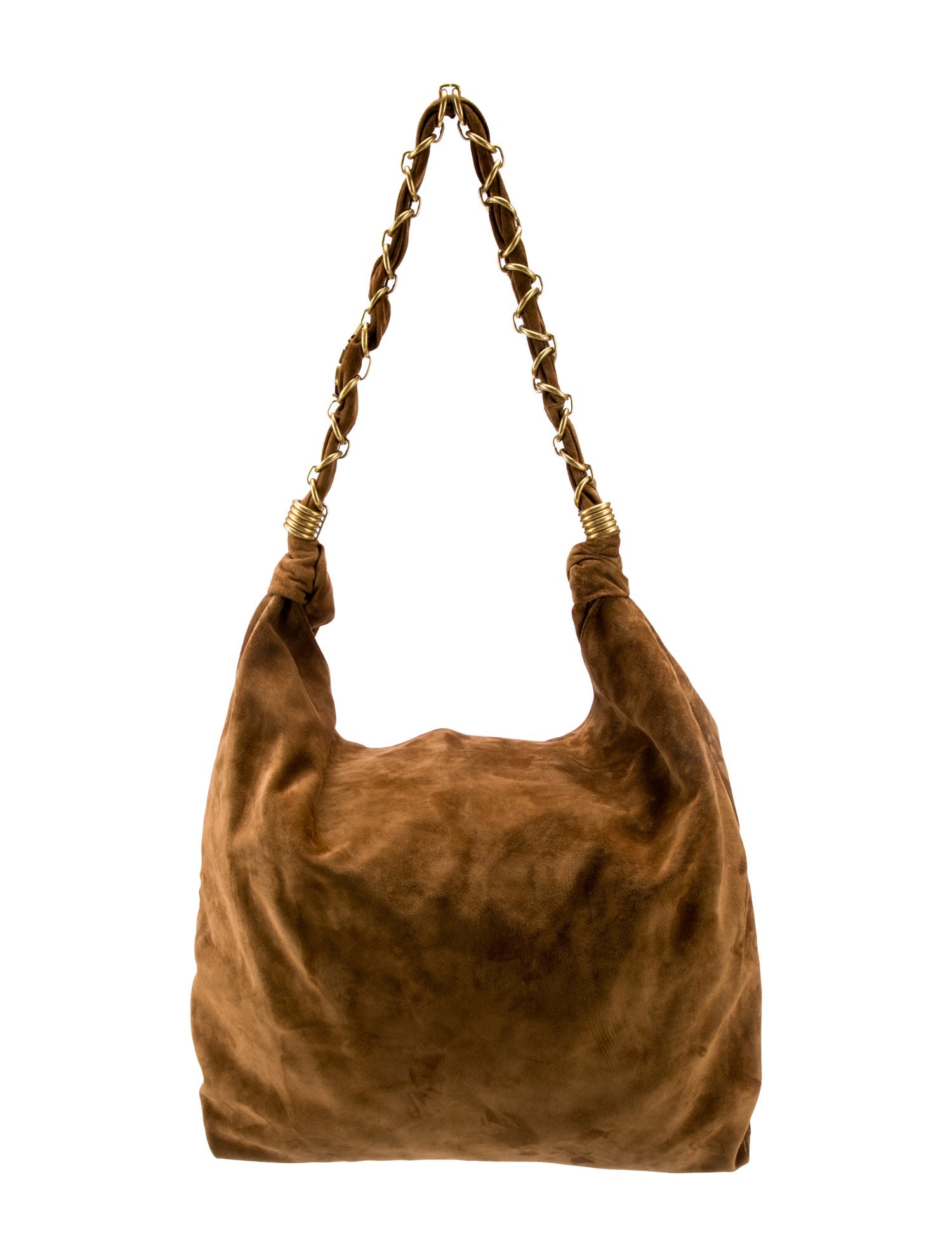 Saint Laurent Suede Sac Flat 2025