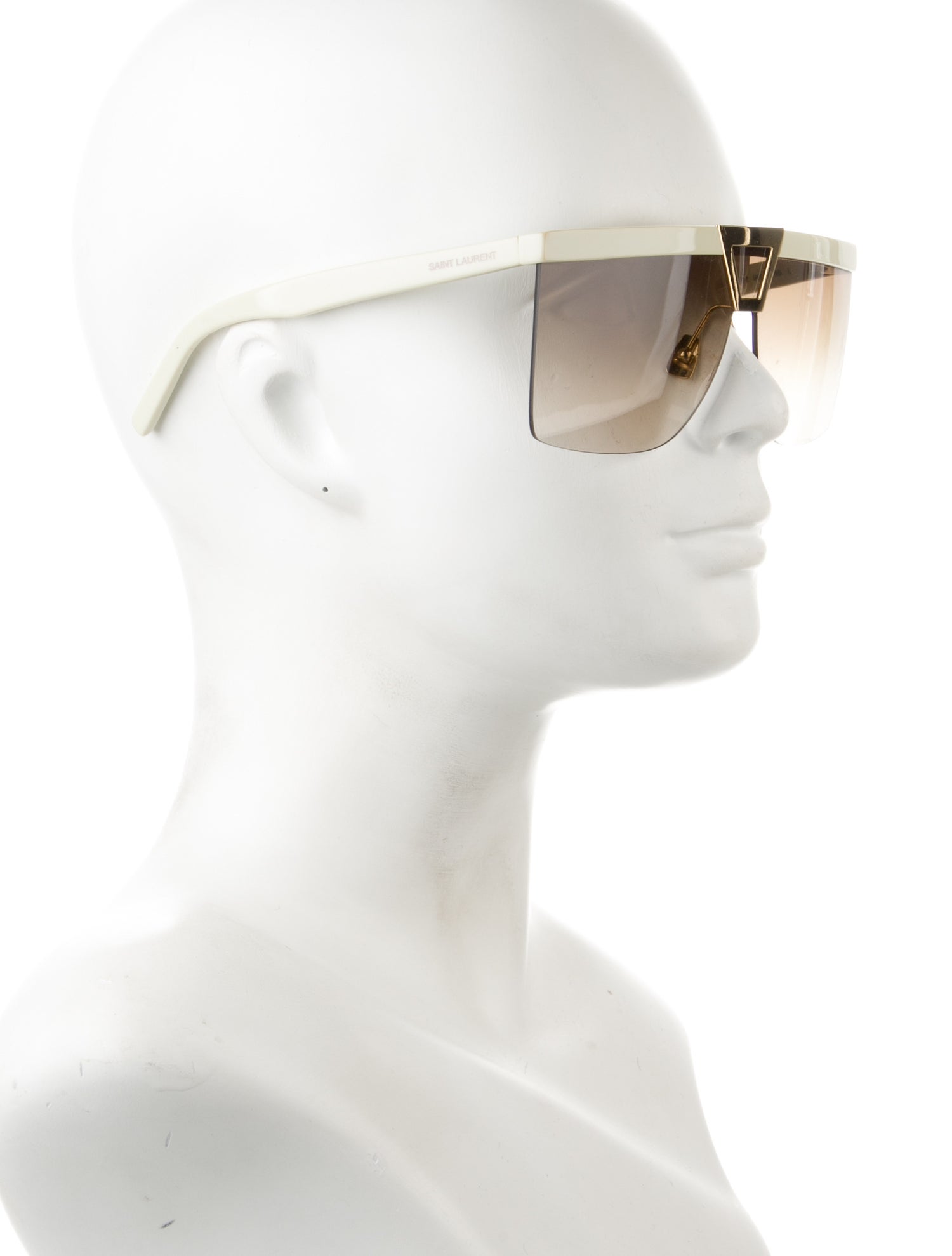 Saint Laurent Shield Gradient Sunglasses