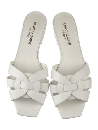 Saint Laurent Leather Slides