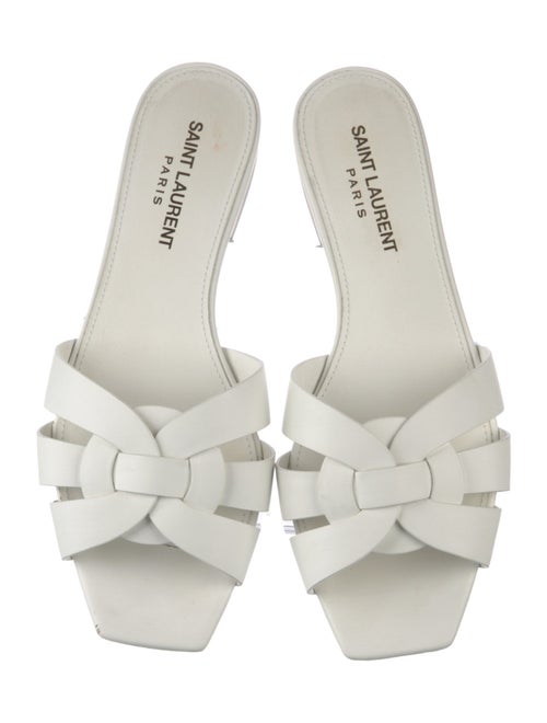 Saint Laurent Leather Slides