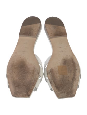 Saint Laurent Leather Slides