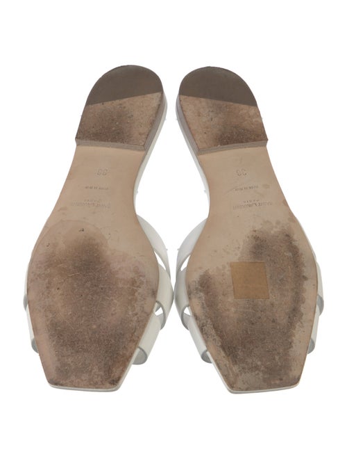 Saint Laurent Leather Slides