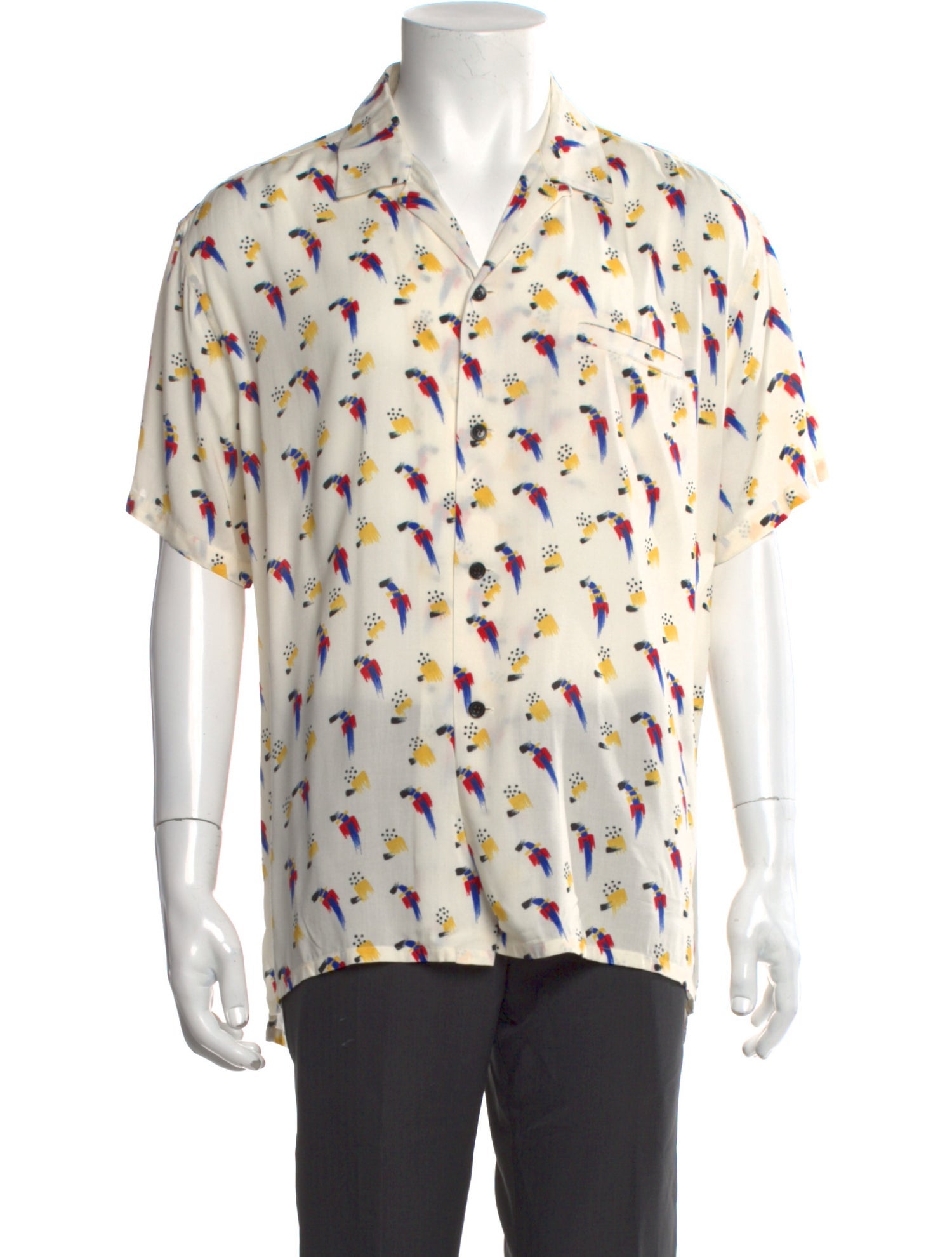 Saint Laurent 2021 Floral Print Shirt