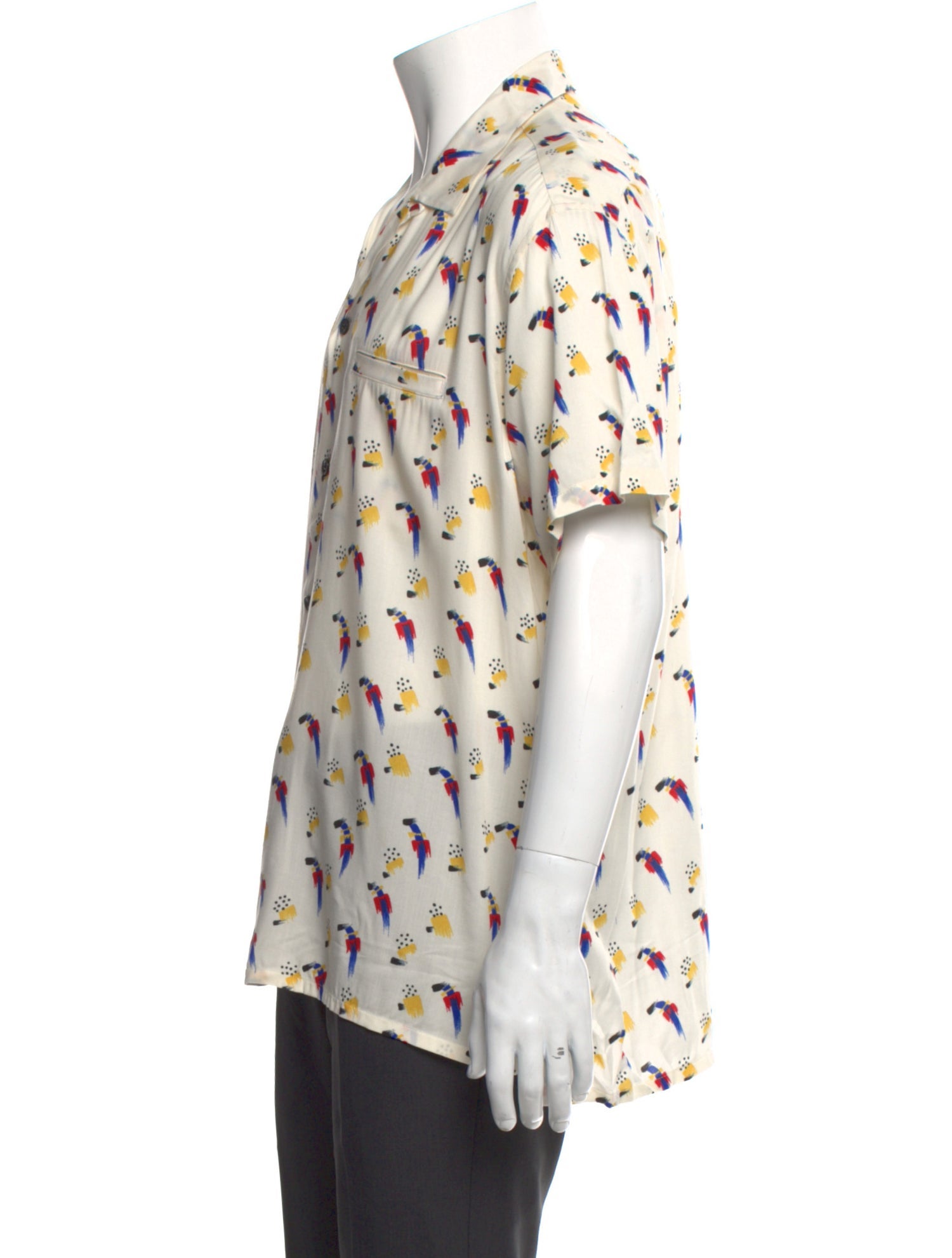 Saint Laurent 2021 Floral Print Shirt