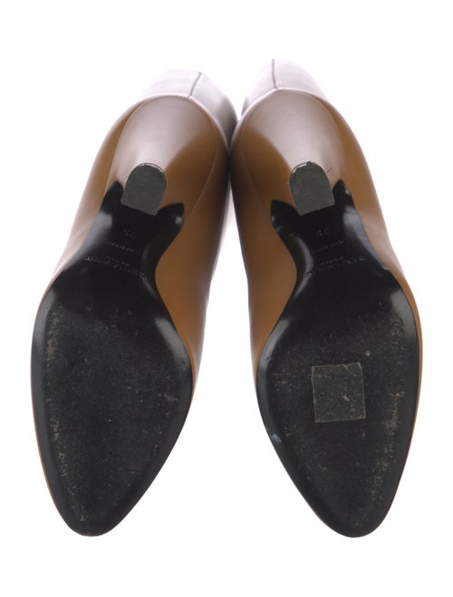 Saint Laurent Leather Leather Trim Embellishment Boots