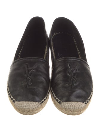 Saint Laurent Leather Espadrilles