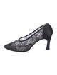 Yves Saint Laurent Lace Lace Pattern Pumps