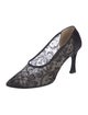 Yves Saint Laurent Lace Lace Pattern Pumps