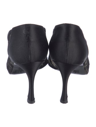 Yves Saint Laurent Lace Lace Pattern Pumps