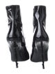 Saint Laurent Signature Logo Patent Leather Boots